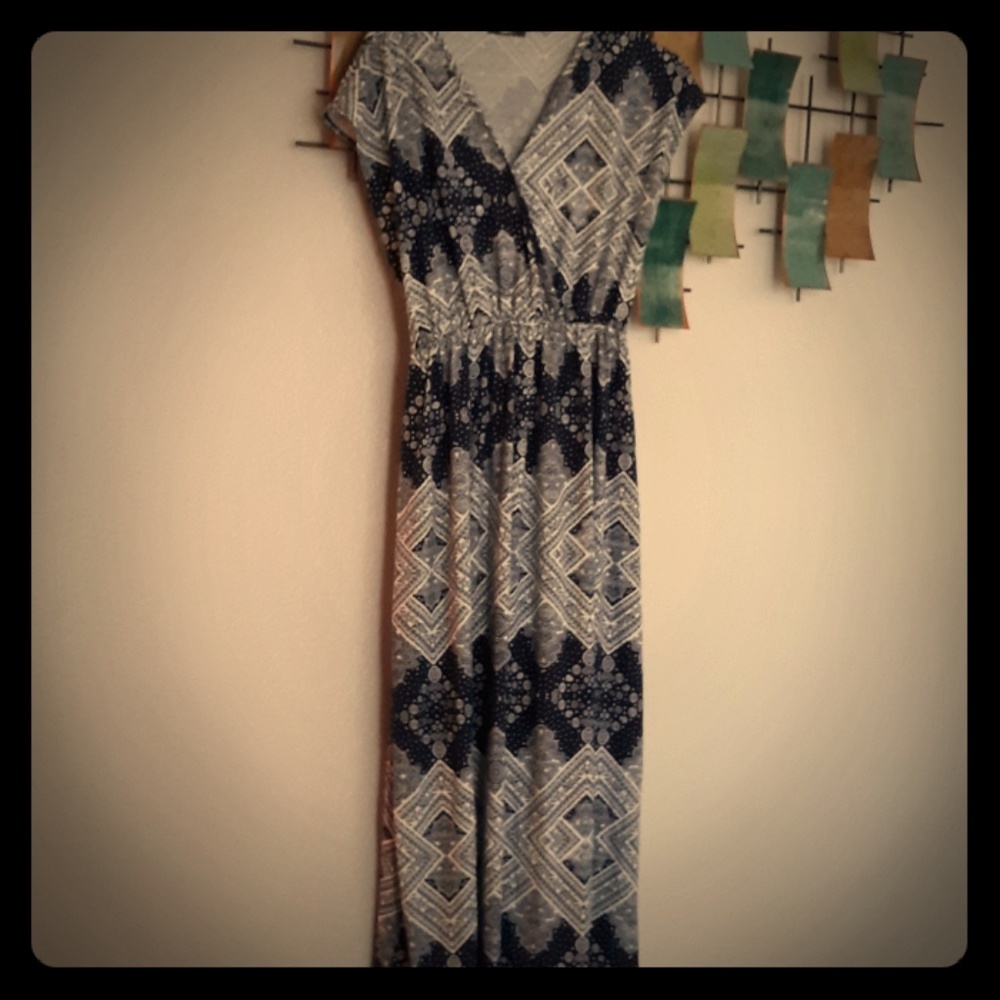 Maxi Multi patterned dress